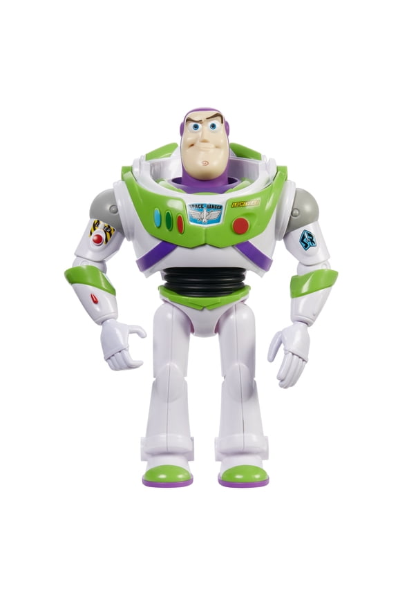Large Buzz Lightyear Action Figure, Collectible Toy in 12-inch Scale
