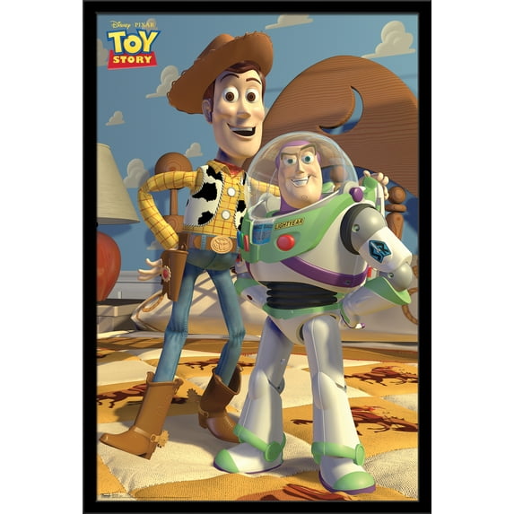 Disney Pixar Toy Story - Pals Wall Poster, 22.375" x 34", Framed