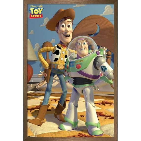 Disney Pixar Toy Story - Pals Wall Poster, 22.375" x 34", Framed