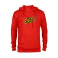 thumbnail image 1 of Disney Pixar Toy Story Pizza Planet Rocket Ship Neon T-Shirt - Pullover Hoodie for Adults - Customized-Red Heather, 1 of 5