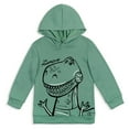 thumbnail image 1 of Disney Pixar Toy Story Rex Little Boys Fleece Pullover Hoodie Green 5, 1 of 5