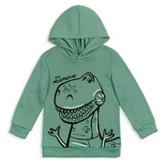 DISNEY Pixar Toy Story Rex Toddler Boys Fleece Pullover Hoodie Green 2T