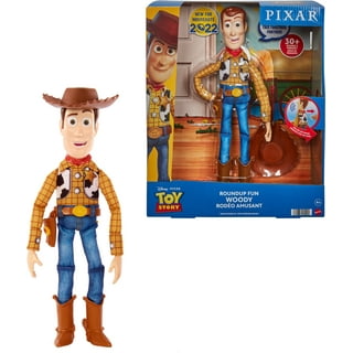 Toy Story 4 Sheriff Woody 16 Deluxe Pull String Action Figure Over 30  Sayings Mattel - ToyWiz