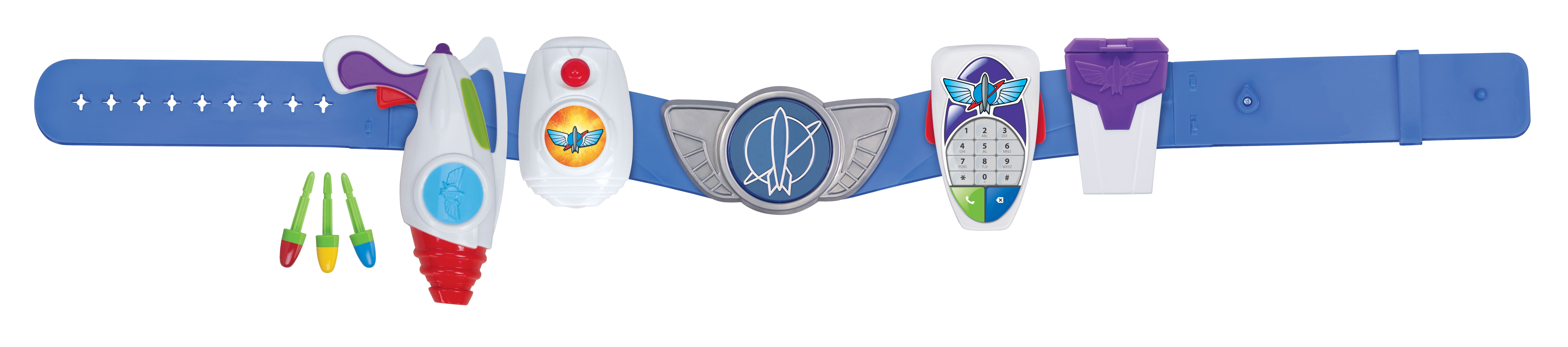 Disney Pixar Toy Story SPACE RANGER UTILITY BELT 8 Piece Deluxe Gift Set