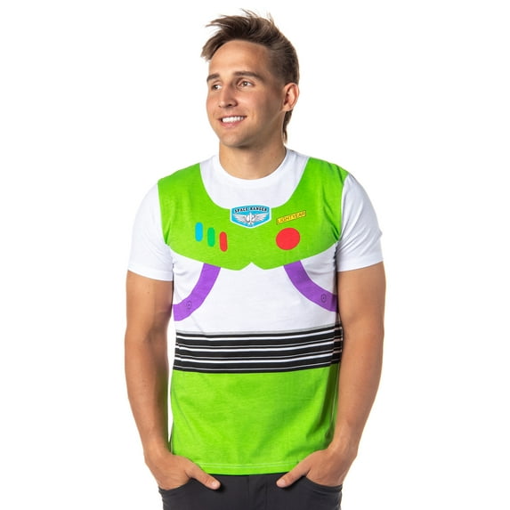 Disney Pixar Toy Story Shirt Men's I Am Buzz Lightyear Astronaut Costume Adult T-Shirt