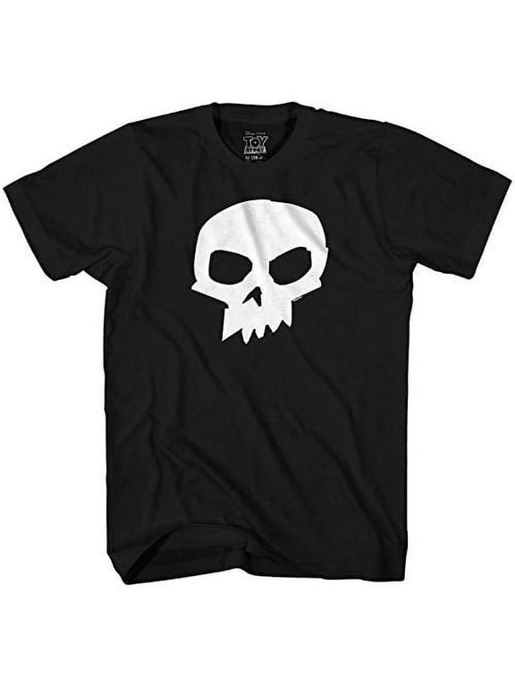 Disney Pixar Toy Story Sid Skull T-Shirt (Medium, Sid Skull)