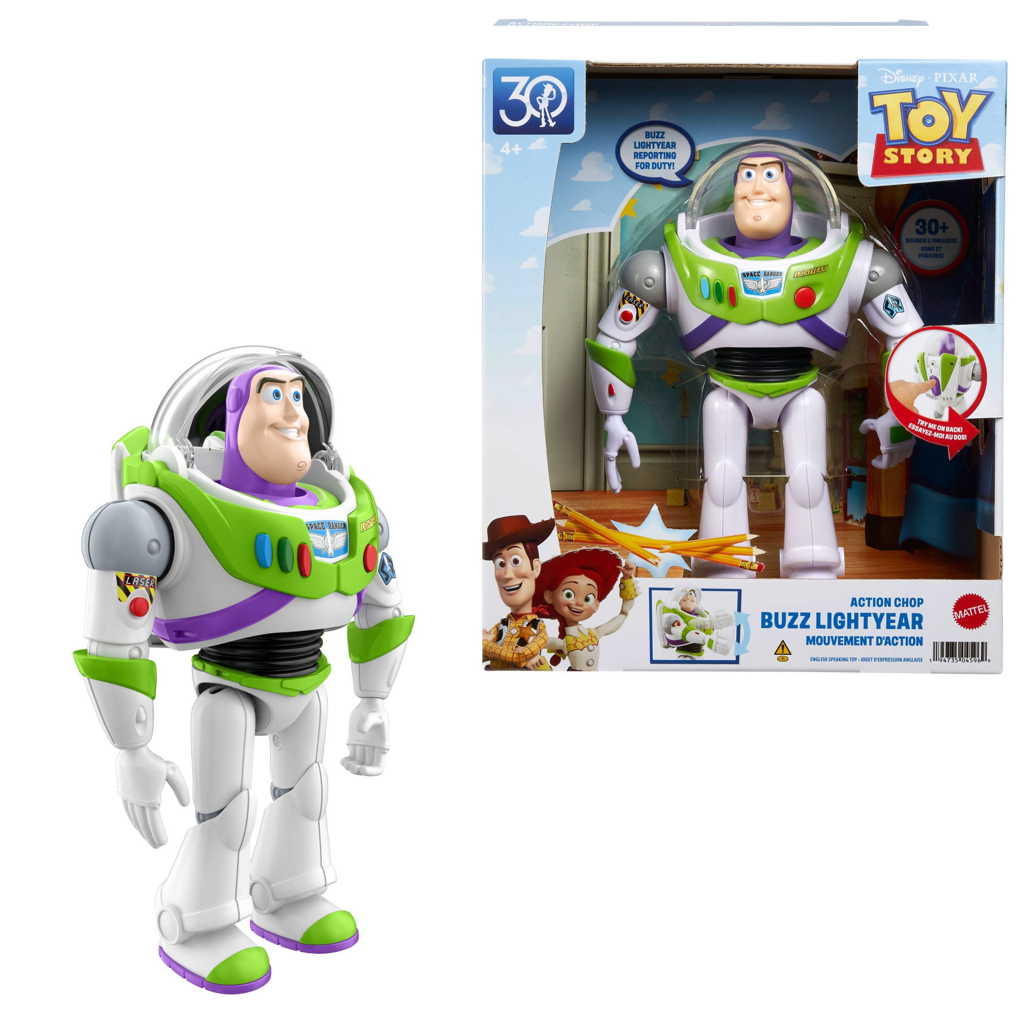 Disney Pixar Toy Story Talking Buzz Lightyear 10-inch Figure with