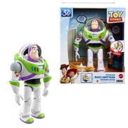 Disney Pixar Toy Story Talking Buzz Lightyear 10-inch Figure with Action Chop, Collectible
