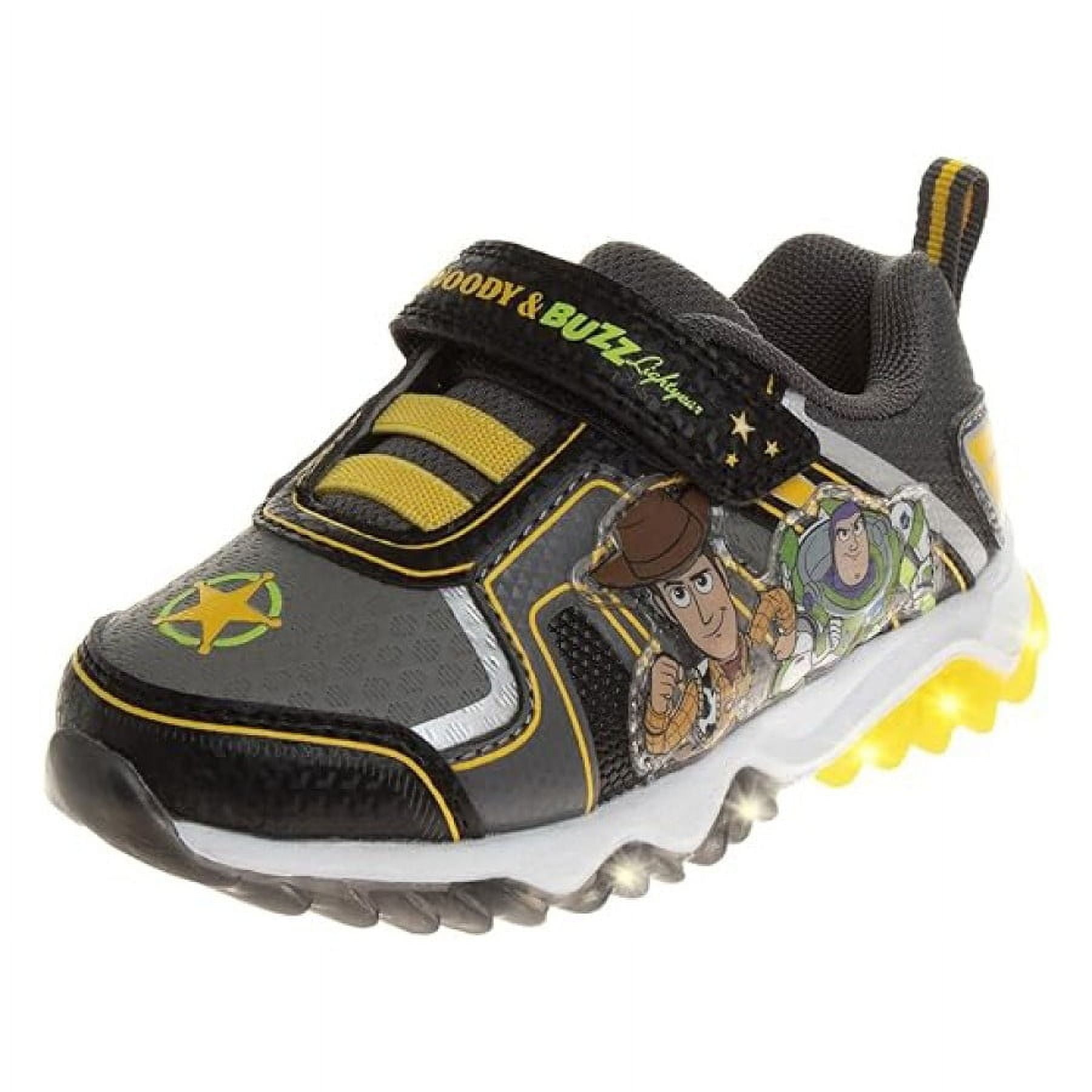 Disney Pixar Toy Story Toddler Boys' Light Up Sneakers Black