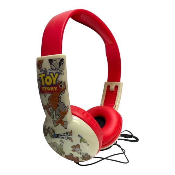 Disney Pixar Toy Story Wired Headphones with Volume Limiting Technology and Built-In Microphone