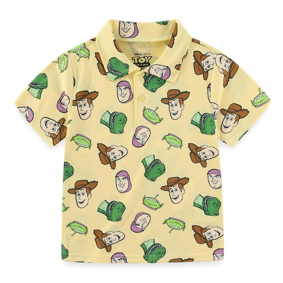 Disney Pixar Toy Story Woody Boys Short Sleeve Polo Shirt (Boys), Sizes 2T-7