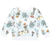 Disney Toy Story Baby Girls' Pullover Sweatshirt Blue Toy Story