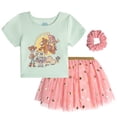 thumbnail image 1 of Disney Pixar Toy Story Woody Buzz Lightyear Jessie T-Shirt, Tutu Tulle Skirt and Scrunchie 3 Piece Outfit Set Toddler to Big Kid, 1 of 5