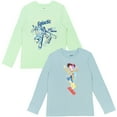 thumbnail image 1 of Disney Pixar Toy Story Woody Buzz Lightyear Little Boys 2 Pack Long Sleeve T-Shirts Toddler to Big Kid, 1 of 5