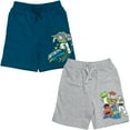 thumbnail image 1 of Disney Pixar Toy Story Woody Buzz Lightyear Rex Toddler Boys French Terry 2 Pack Shorts Toddler to Big Kid, 1 of 5