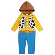 Disney Pixar Toy Story Woody Newborn Baby Boys Zip Up Coverall Newborn to Toddler