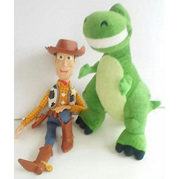 Disney Pixar Toy Story Woody and Rex Plush Toy Set
