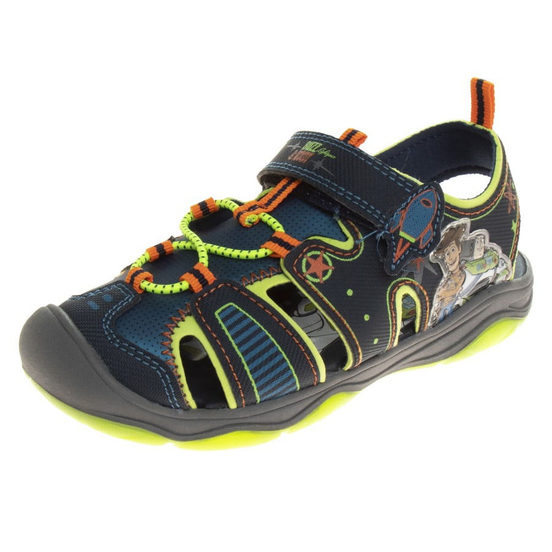 Disney Pixar Toy Story Hook & Loop Boys Toddler Closed Toe Sport ...
