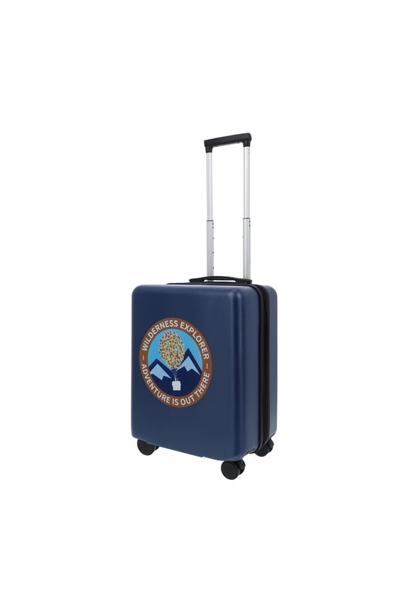 Pixar Up 22.5 Inch Carry On Luggage, Hardshell Rolling Suitcase with Spinner Wheels, Blue