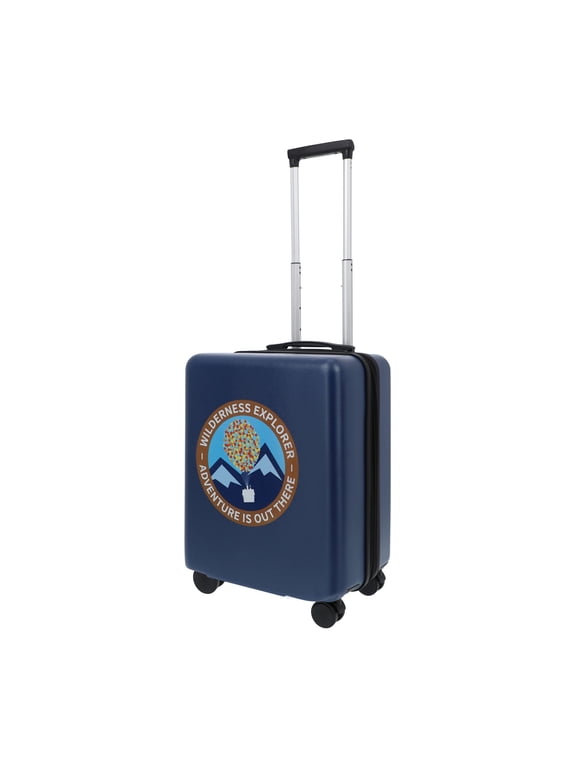 Pixar Up 22.5 Inch Carry On Luggage, Hardshell Rolling Suitcase with Spinner Wheels, Blue