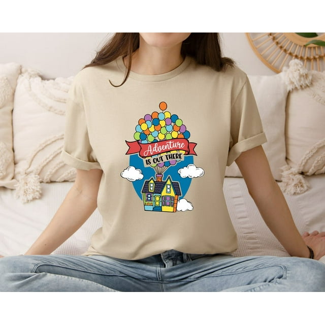 Disney Pixar Up Carl & Ellie Adventure Is Out There T-shirt, Russell ...