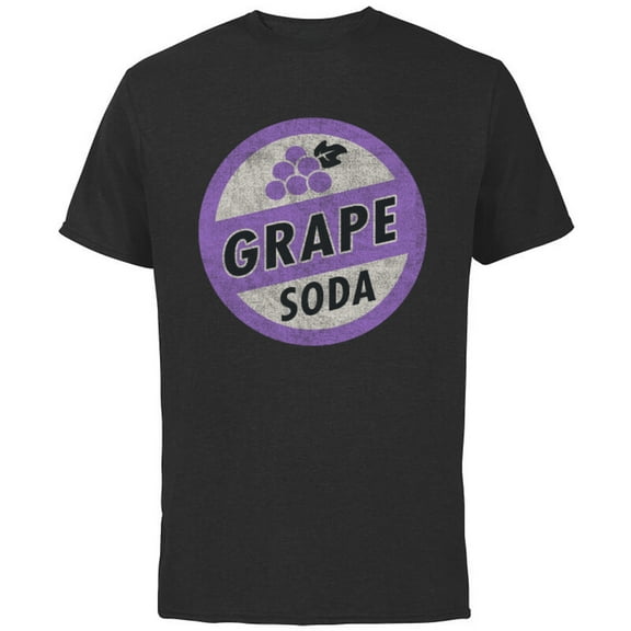 Disney Pixar Up Grape Soda Bottle Cap Pin T-Shirt - Short Sleeve Cotton T-Shirt for Adults - Customized-Black