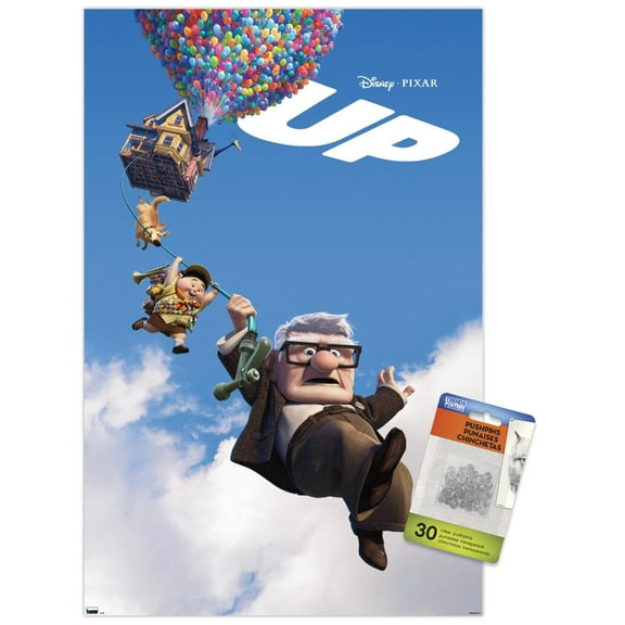 Disney Pixar Up - One Sheet Wall Poster with Push Pins, 14.725" x 22.375"