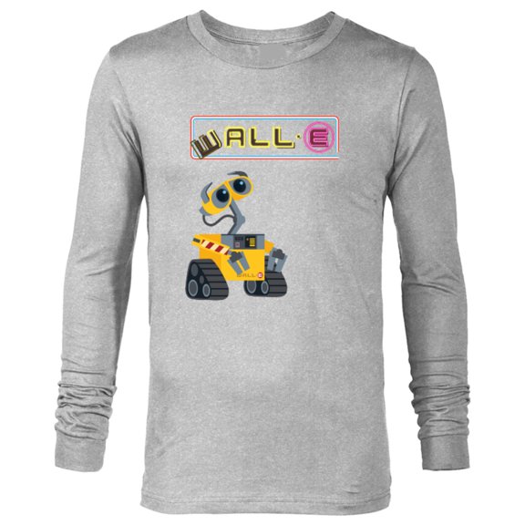 Disney Pixar WALL-E Neon Sign T-Shirt - Long Sleeve T-Shirt for Men - Customized-Athletic Heather