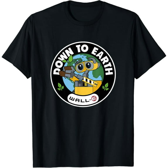 Disney Pixar Wall-E Earth Day Down To Earth Cute Logo Unisex T-Shirt S-5Xl - Best Birthday Gifts Vintage Tee - Best Birthday Tee Gifts