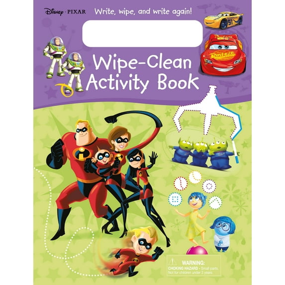 Disney Pixar Wipe-Clean Activity Book: Write, Wipe, and Write Again! (Other)
