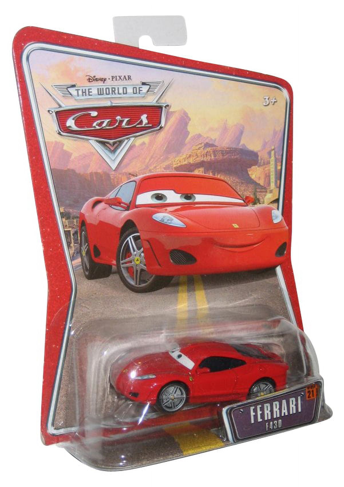 Disney Pixar Movie Cars Race-O-Rama Ferrari F430 Toy Car #21 