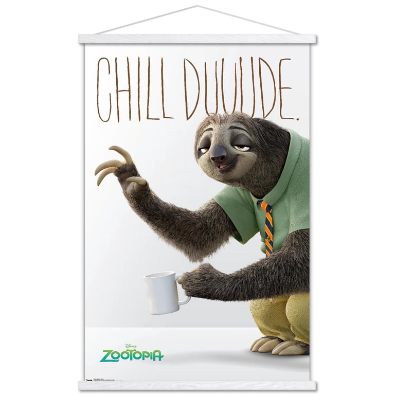 Disney Pixar Zootopia - Flash Wall Poster with Wooden Magnetic