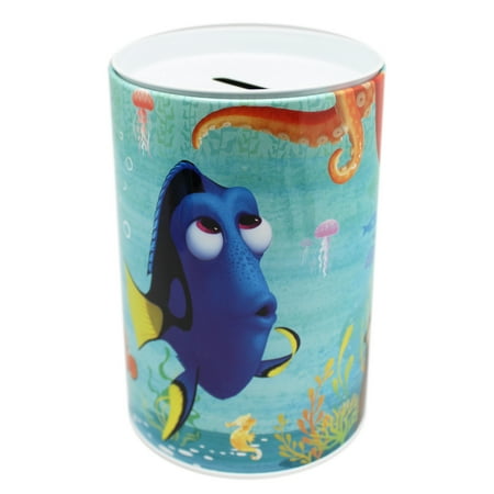 Disney Pixar's Finding Nemo Coin Bank - Dory Hank, Nemo, and Dory Cylinder Coin Bank