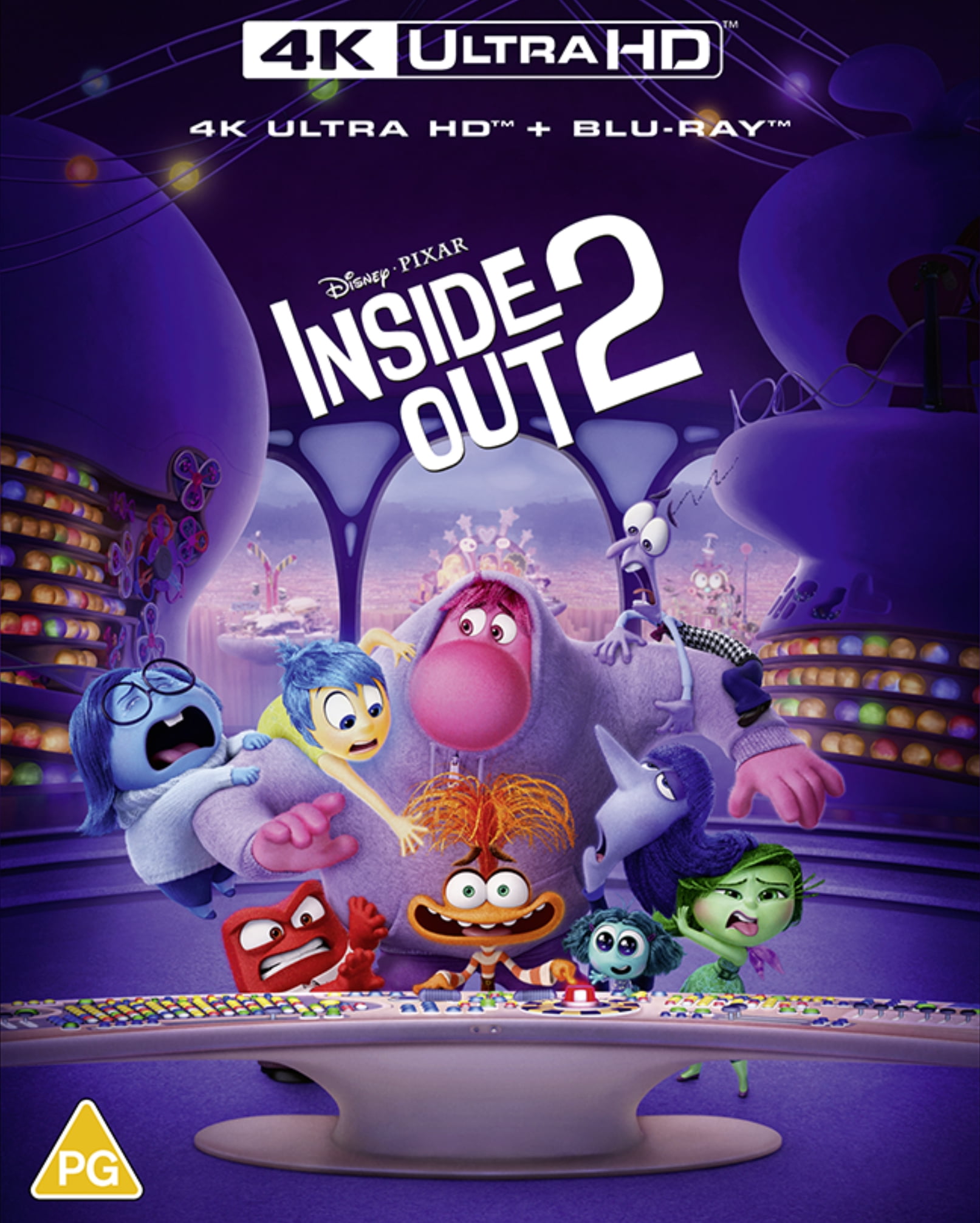 Disney Pixar's Inside Out 2 (4K Ultra HD) Kensington Tallman Liza Lapira Tony Hale Amy Poehler