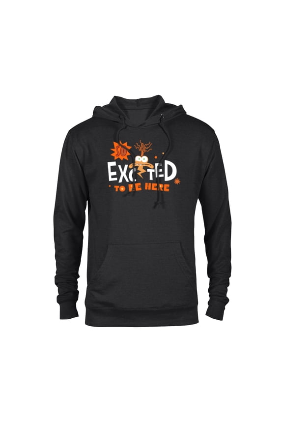 Disney & Pixar’s Inside Out 2 Anxiety So Excited to Be Here- Pullover Hoodie for Adults - Customized-Black