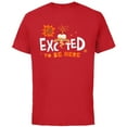 thumbnail image 1 of Disney & Pixar’s Inside Out 2 Anxiety So Excited to Be Here- Short Sleeve Cotton T-Shirt for Adults - Customized-Red, 1 of 5