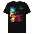 thumbnail image 1 of Disney & Pixar’s Inside Out 2 Joy Anxiety Bursts of Emotion - Short Sleeve Blended T-Shirt for Adults - Customized-Black, 1 of 5