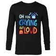 thumbnail image 1 of Disney & Pixar’s Inside Out 2 Sadness Anger Crying Out Loud- Long Sleeve T-Shirt for Men - Customized-Black, 1 of 5