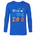 thumbnail image 1 of Disney & Pixar’s Inside Out 2 Sadness Anger Crying Out Loud- Long Sleeve T-Shirt for Men - Customized-Navy, 1 of 5