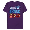 thumbnail image 1 of Disney & Pixar’s Inside Out 2 Sadness Anger Crying Out Loud- Short Sleeve Blended T-Shirt for Adults - Customized-Purple, 1 of 5