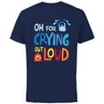 thumbnail image 1 of Disney & Pixar’s Inside Out 2 Sadness Anger Crying Out Loud- Short Sleeve Cotton T-Shirt for Adults - Customized-Navy, 1 of 5