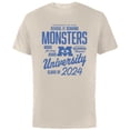 thumbnail image 1 of Disney & Pixar’s Monsters University Graduation Class of ‘24 - Short Sleeve Cotton T-Shirt for Adults - Customized-Natural, 1 of 5