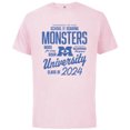 thumbnail image 1 of Disney & Pixar’s Monsters University Graduation Class of ‘24 - Short Sleeve Cotton T-Shirt for Adults - Customized-Soft Pink, 1 of 5
