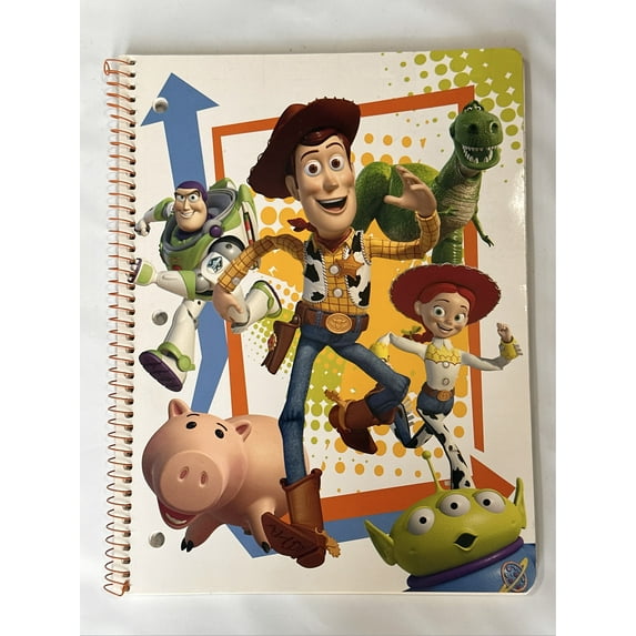Disney Pixar's Toy Story 3 Full Cast Spiral Notebook (80 Sheets)