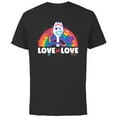 thumbnail image 1 of Disney & Pixar’s Toy Story Forky Love for All Rainbow Pride - Short Sleeve Cotton T-Shirt for Adults - Customized-Black, 1 of 5