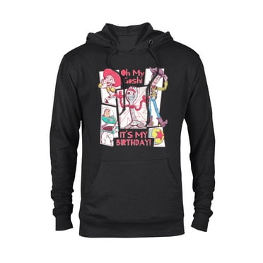 Disney & Pixar’s Toy Story Forky Oh My Gosh It’s My Birthday - Pullover Hoodie for Adults - Customized-Black
