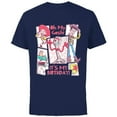 thumbnail image 1 of Disney & Pixar’s Toy Story Forky Oh My Gosh It’s My Birthday - Short Sleeve Cotton T-Shirt for Adults - Customized-Navy, 1 of 5