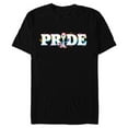 thumbnail image 1 of Disney & Pixar’s Toy Story Forky Rainbow Pride Doodles - Short Sleeve Blended T-Shirt for Adults - Customized-Black, 1 of 5