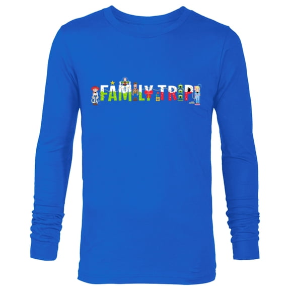 Disney & Pixar’s Toy Story Nutcracker Christmas Family Trip - Long Sleeve T-Shirt for Men - Customized-Navy