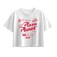 thumbnail image 1 of Disney - Pizza Planet Jersey  - Youth Girl Short Sleeve Boxy Tee, 1 of 4